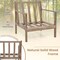 Contemporary Accent Chair with Solid Rubberwood Arms for Home